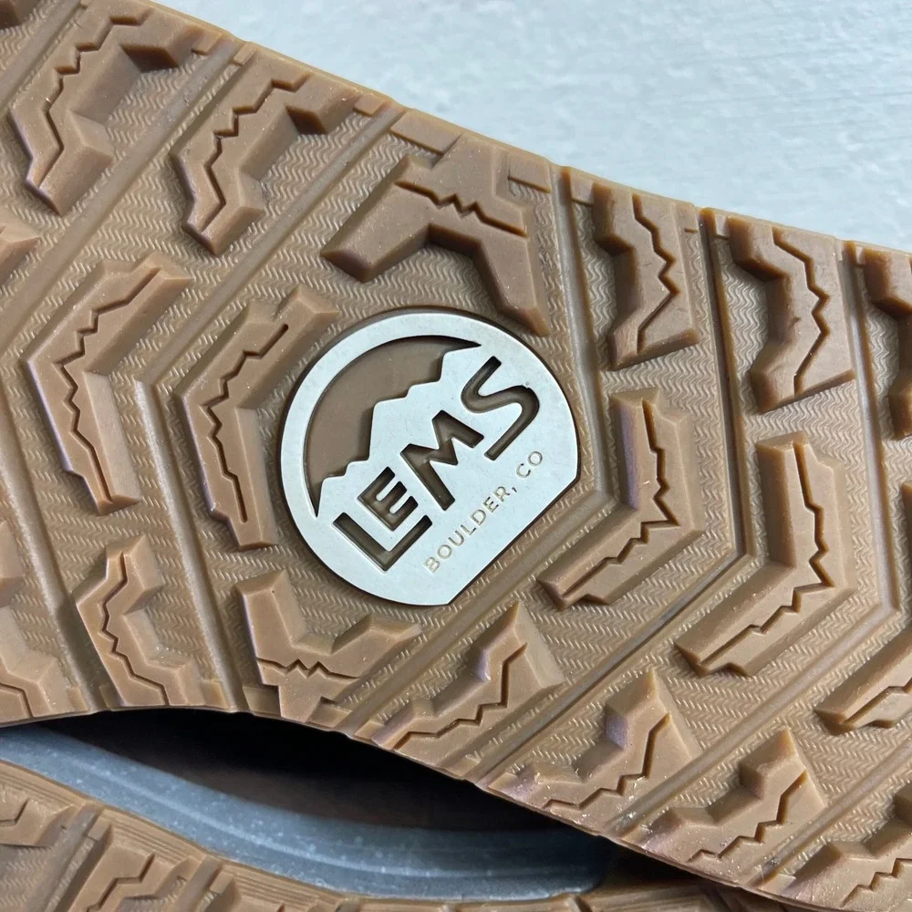 Lems Boulder Summit WP Boots Rugged Bark Brown Leather Waterproof Men's 15 US